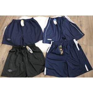 NWT Xara Polyester Adult Men's Medium Soccer Shorts (LOT OF 4 PAIR!)
